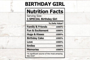 editable birthday nutrition facts label template excel