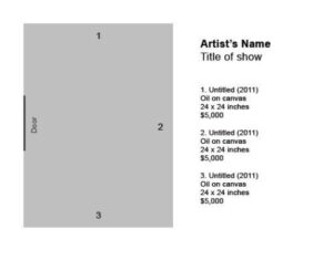 exhibition art gallery labels template doc