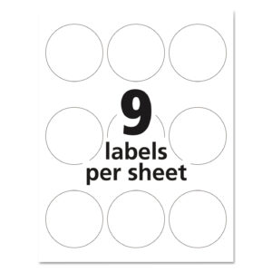 free blank 1.5 inch round label template sample