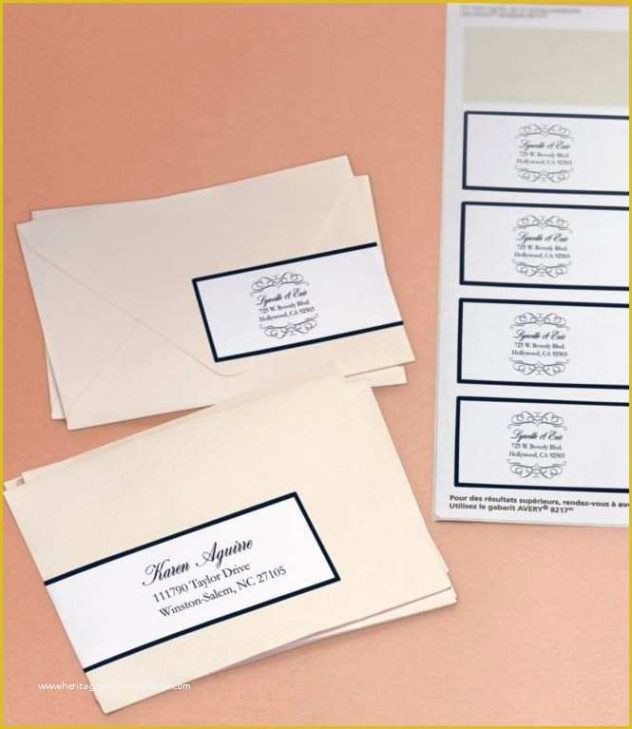 free blank wedding guest address labels template example