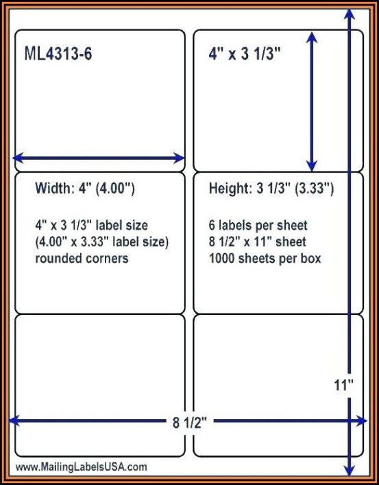free editable 2 x 4 shipping label template example