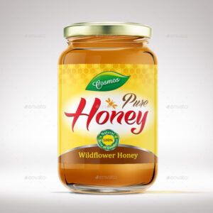 honey jar labels template