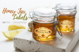 honey jar labels template word