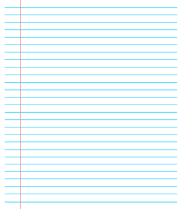 blank wide ruled lined paper template doc