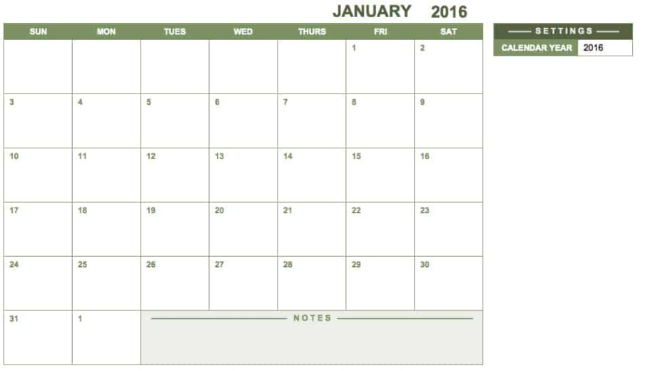 editable 12 month calendar template word