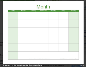 Editable Office Schedule Calendar Template Doc