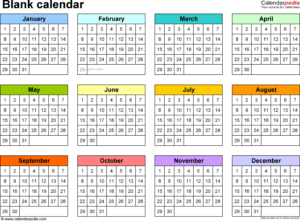 Editable Office Weekly Calendar Template Pdf