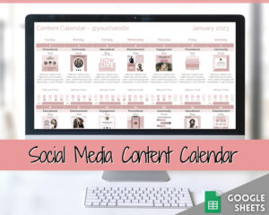 editable social media calendar template google sheets doc