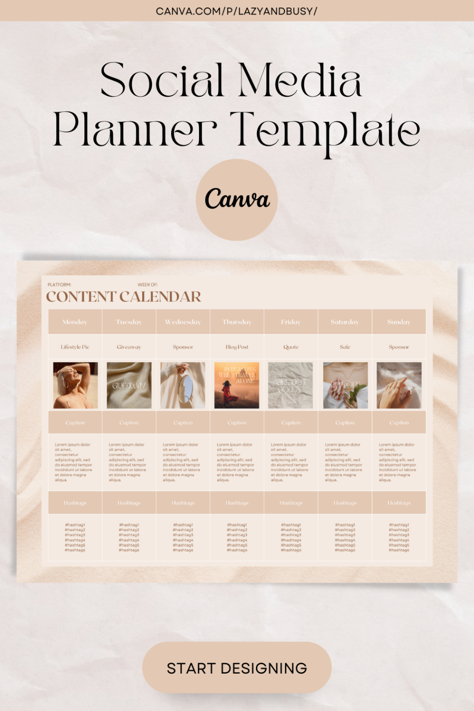 editable social media content calendar template excel