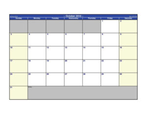 free  blank calendar template for word