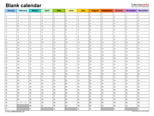 Free Custom Office Schedule Calendar Template Excel Sample