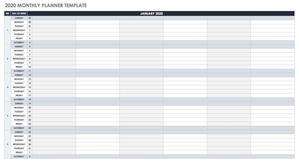 free editable google sheets calendar template free