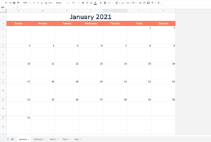 free editable google sheets weekly calendar template example