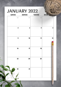 free  free blank calendar template printable example