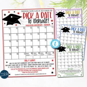 free  pick a date to donate calendar template free pdf