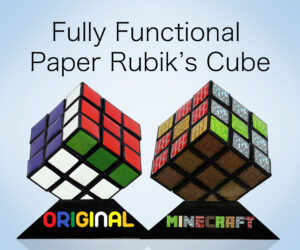 free  rubik’s cube paper template example