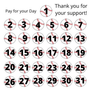 free sample pay the date calendar fundraiser template free pdf