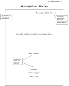 free sample research paper template apa format doc