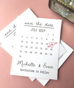 free sample save the date calendar template