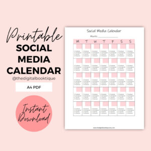 free sample social media content calendar template excel