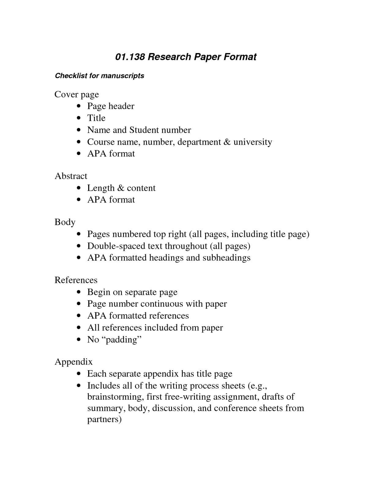 printable apa style research paper template