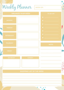 printable week by week calendar template example