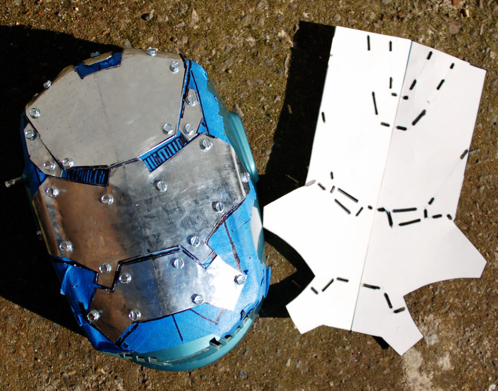 sample iron man helmet paper template doc