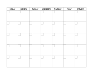 sample monthly free printable blank calendar template excel