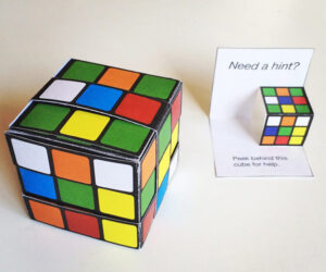 sample rubik’s cube paper template