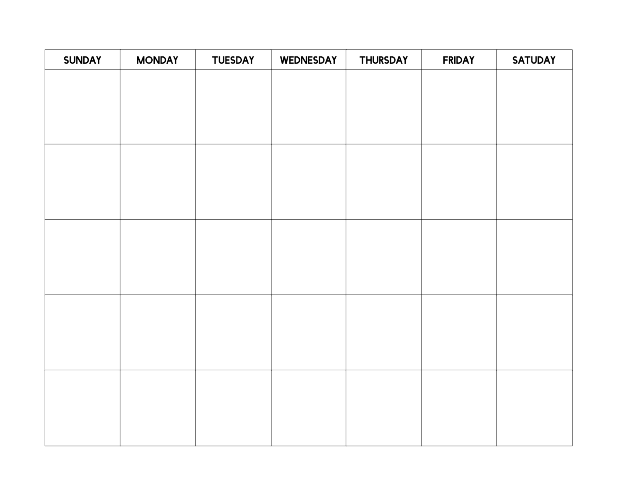 sample week by week calendar template doc