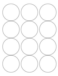 blank paper source round label template example