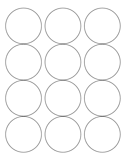 blank paper source round label template example