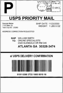 free blank usps priority mail shipping label template pdf