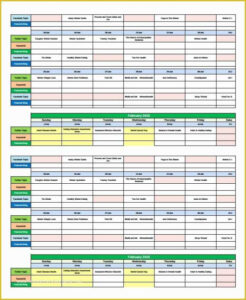 Free  Content Marketing Editorial Calendar Template Excel Sample