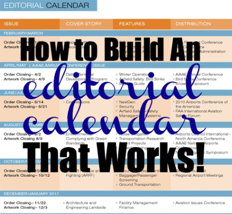 Free Editable Online Editorial Calendar Template  Example