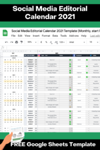 Free  Online Editorial Calendar Template  Sample