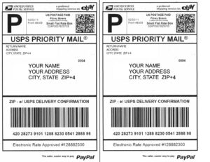 free printable priority mail shipping label template example