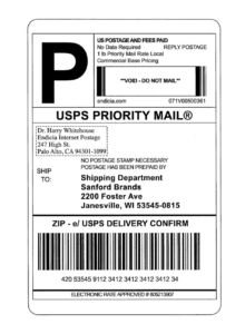 free  priority mail shipping label template example