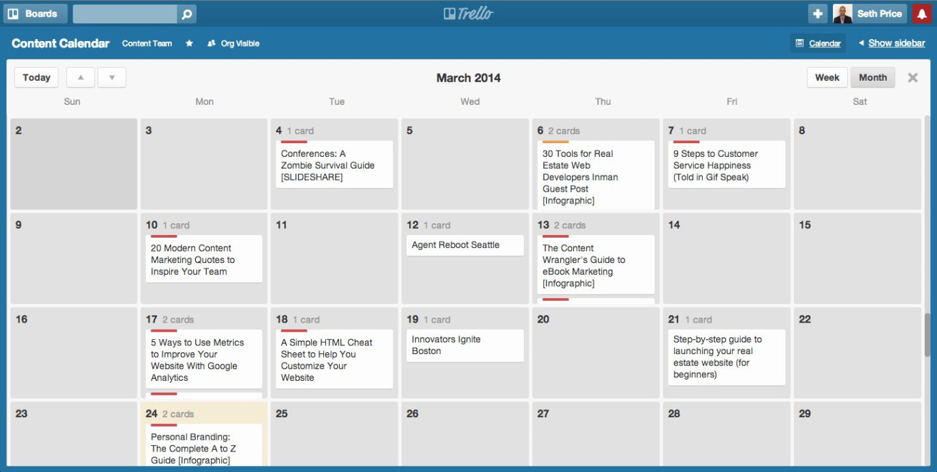 Printable Content Marketing Editorial Calendar Template Excel Sample