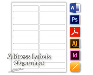 batrical address label template