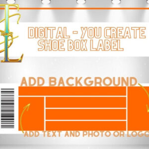 free printable shoe box label template sample