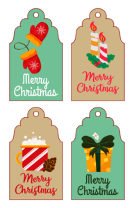 printable christmas name label template excel