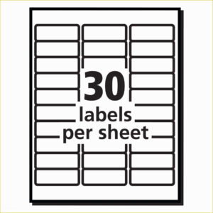 10 labels per sheet template excel