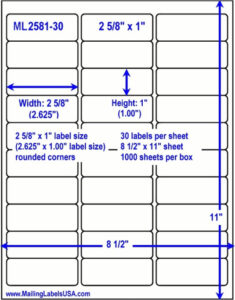 blank avery 5160 address labels template word