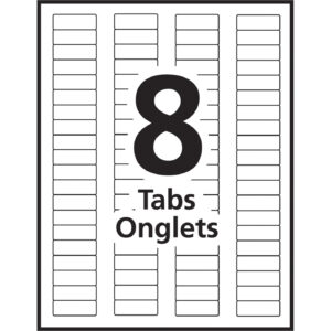 blank staples label size 1/2 x 1 3/4 template