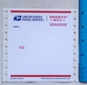 editable us priority mail label template doc