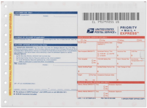 editable usps priority mail label template excel