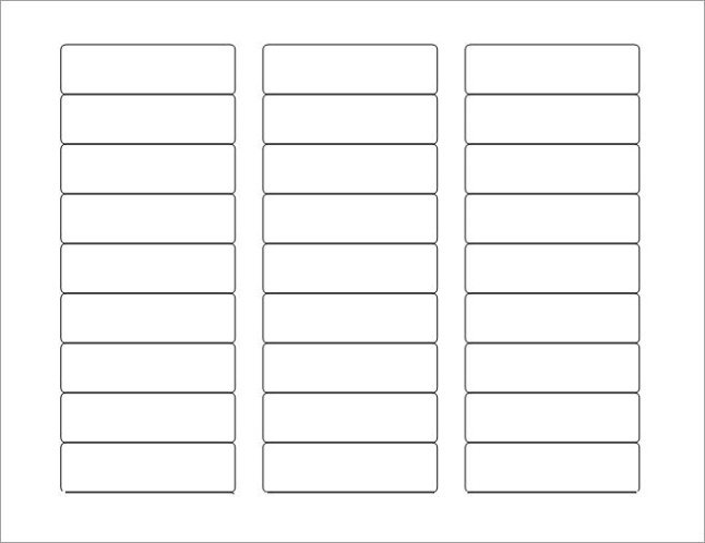 free  1 1 3 x 4 label template sample