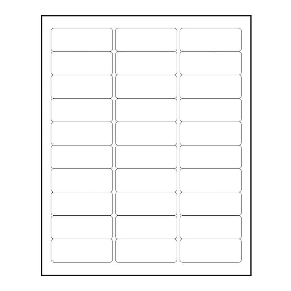 free  1x2 5/8 address label template excel