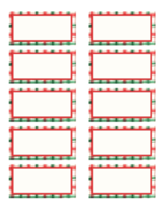 free printable 10 labels per page template doc